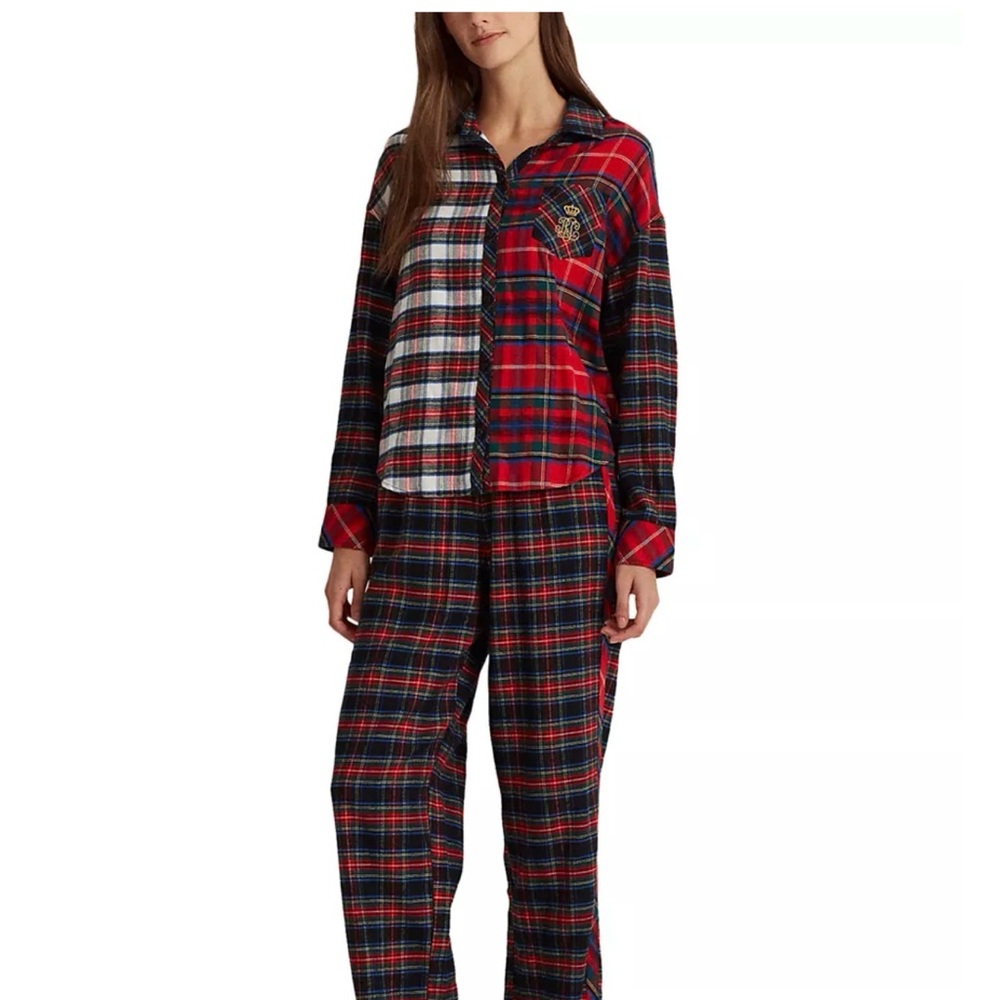 Polo by Ralph Lauren Mixed Plaid Pajama Set